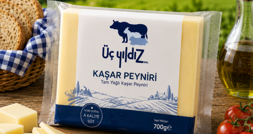 Kendine özgü aroması, yoğun lezzeti ve ideal kıvamıyla Kaşar Peyniri, sofraların en sevilen peynir çeşitlerinden biridir. Kahvaltılardan sıcak tariflere kadar geniş kullanım alanına sahip olan bu özel lezzet, doğal süt kalitesiyle üretilerek sofralara eşsiz bir peynir deneyimi sunar.